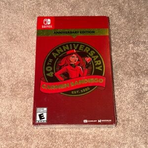Nintendo Switch Carmen Sandiego 40th Anniversary Edition